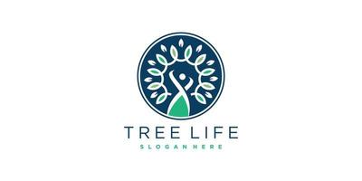 Tree logo with creative unique concept Premium Vector part 4