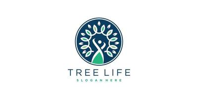 Tree logo with creative unique concept Premium Vector part 4