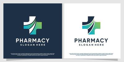 Medical logo with modern creative element Premium Vector part 3