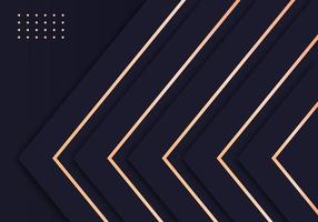 Abstract Shiny Gold Lines Diagonal Geometric Overlap Luxurious Dark Navy Purple Background with Copy Space for Text vector