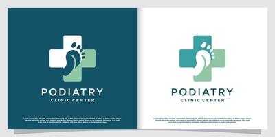 Feet massage logo design with creative unique style Premium Vector part 7