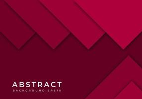 Red Background Geometric Overlap Layer Paper Cut on Dark with Space Design vector