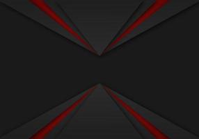 flecha roja abstracta línea de sombra gris oscuro con diseño de espacio en blanco fondo futurista moderno capa de superposición geométrica estilo de corte de papel vector