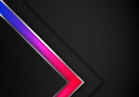 Abstract Carbon Fiber Dark Background with Colorful Line Modern, Technology, Futuristic vector