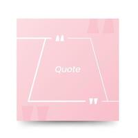 Quote frames blank templates on white background vector