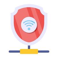 Perfect design icon of internet security vector