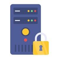 Perfect design icon of server security vector