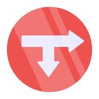 Modern style icon of double up arrows vector