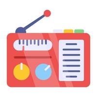 Perfect design icon of radio set vector