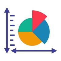 Perfect design icon of business chart vector