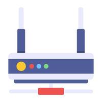 icono de diseño perfecto del enrutador wifi vector