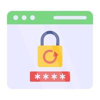 Modern design icon of  login vector