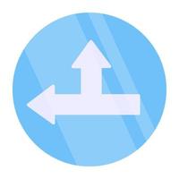 Opposite direction arrows icon