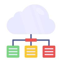 Creative design icon of  network vector