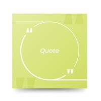 Quote frames blank templates on white background vector