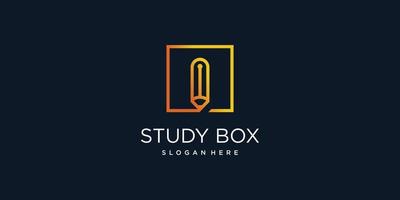 Logo for study with modern creative element concept Premium Vector part 6