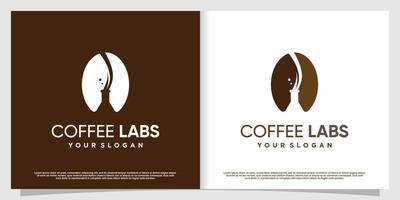 logotipo de café con elemento creativo premium vector parte 5