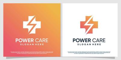 Medical logo with modern creative element Premium Vector part 2