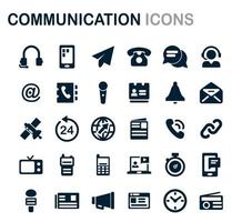 Communication icon set collection, Modern graphic design concepts vector