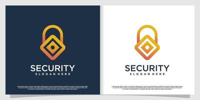 logotipo de seguridad con vector premium de estilo moderno parte 2