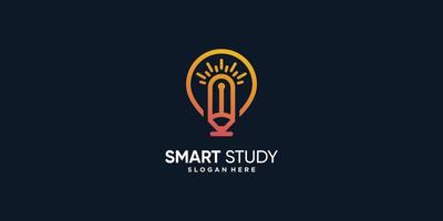 Logo for study with modern creative element concept Premium Vector part 10