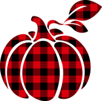 pumpkin plaid pattern png