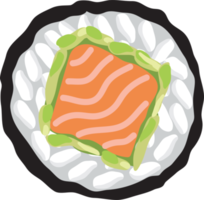 sushi de comida japonesa png