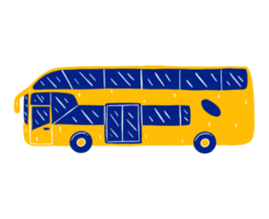 excursão de ônibus em jacarta em estilo de design plano