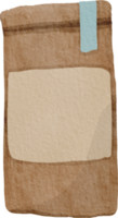 coffee packaging watercolor png