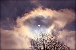 Colorful sky line with clouds trippy daydreaming high times nature scapes photo