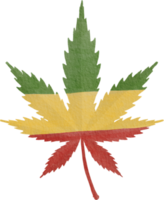 Cannabis- oder Marihuanablatt png