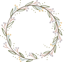 watercolor wreath cute png