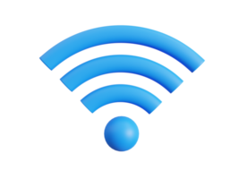 concepto de diseño de icono de wi-fi. símbolo de wifi png