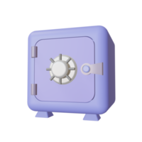 Purple Safe box png