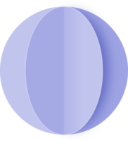 papper boll prydnad png