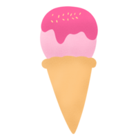 Strawberry ice cream png