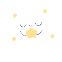 Clouds hug the stars Pro png