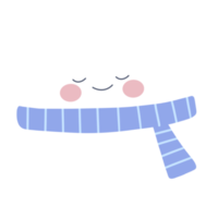 una hermosa nube cálida. png