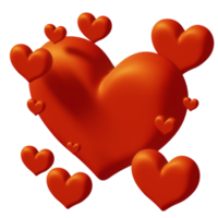 icono de amor 3d png