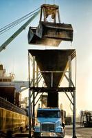 Ship Unloading on Truck photo