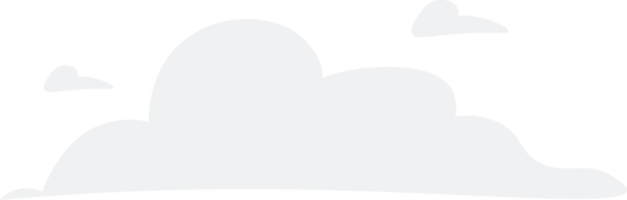 Cloud illustration. Design elements for web interface , weather forecast or cloud storage applications. White clouds set isolated on blue background. Vector illustration. Clouds silhouettes. png