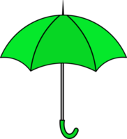 colorful Illustrations of Umbrella. Flat design of umbrella.  illustration set of different coloured umbrellas. png