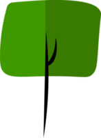 verzameling bomen illustraties. groene boom natuur gezonde illustratie set van verschillende groene bomen eenvoudige en minimalistische illustratie png