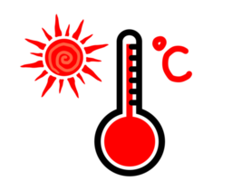 termômetros de mercúrio líquido pontos quentes e frios. png