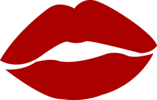 beso rojo mujer labios png