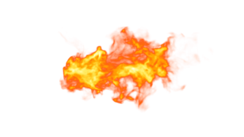 Feuer explodiert Png-Design png