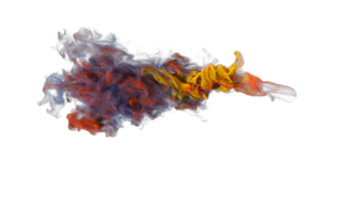 Colorful Smoke Explode PNG Design