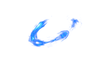 Blue Fire FX for Game PNG Design