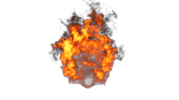 Fire Explode PNG Design