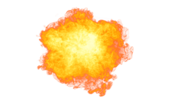 le feu explose la conception png